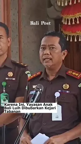 Yayasan Anak Bali Luih yang berlokasi di Banjar Jadi Desa, Desa Banjar Anyar, Kecamatan Kediri, resmi dibubarkan oleh Pengadilan Negeri Tabanan pada 4 Agustus 2025.  Putusan itu merupakan tindak lanjut atas gugatan Kejaksaan Negeri Tabanan melalui Jaksa Pengacara Negara menyusul terbuktinya perbuatan melawan hukum oleh salah satu pengurus yayasan, I Made Aryadana yang juga selalu Ketua Pengurus Yayasan Anak Bali Luih. (Puspawati/BaliPost) #balipost_com  #balipos #yayasananakbaliluih #kasustppo 