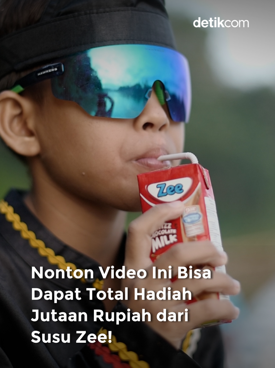 Ini cerita Rayyan Dikha dengan susu Zee 🕺🥛 Mau dapatin e-wallet senilai jutaan rupiah? Caranya gampang: Follow @detikcom & @susuzeeid ✅ Akun tidak boleh private ✅ Like dan tonton video sampai habis ▶ Ceritakan pengalaman kamu pertama kali cobain susu Zee dan kenapa pilih susu Zee di kolom komentar, lalu mention 5 teman kamu. 30 komentar paling kreatif akan mendapatkan e-Money senilai Rp100.000 💸 Pemenang akan diumumkan 7 Oktober 2025 nanti di instagram detikcom! #ZeeriouslyBikinTinggi 