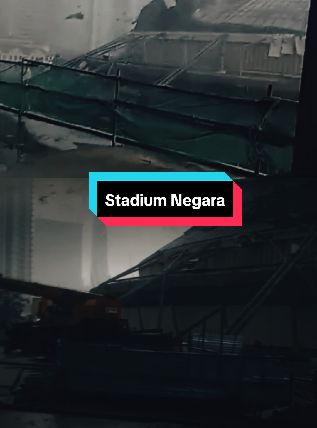 Just happen.. #stadiumnegara #ribut #hujanlebat 