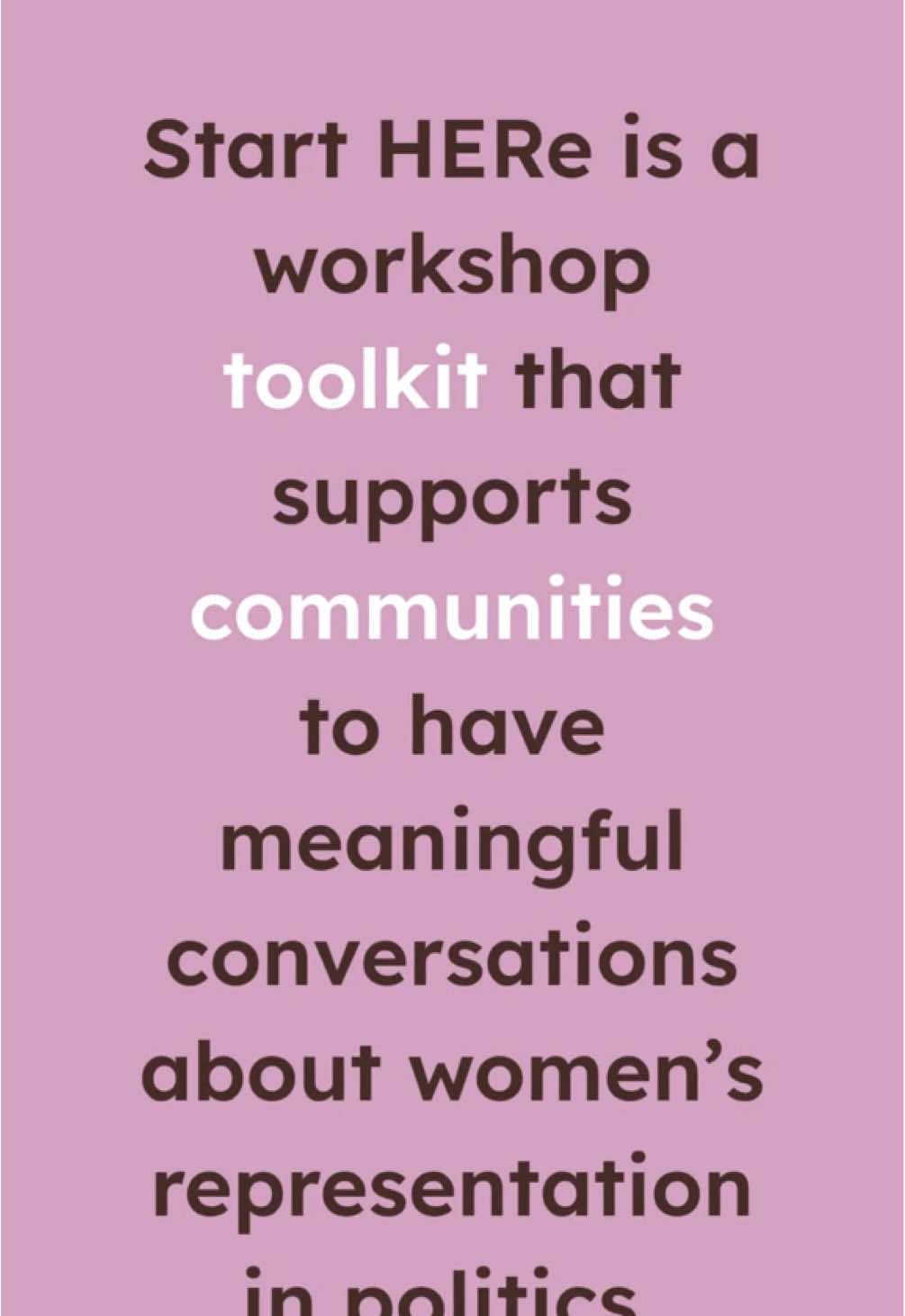 Curious about women’s role in Scottish politics? 🌟 Start HERe is a workshop toolkit designed to help students spark powerful conversations, learn about trailblazing women in politics, and explore how change happens. 👩‍🎓 Want to host a session or find out more? 🔍 Email university@elect-her.org.uk to get started!✉️