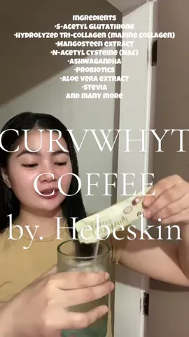 Not your ordinary coffee-it’s beauty + wellness in every cup! ☕️💕 #hebeskincw #mycupcurvwhyt #curvwhytcoffee #curvwhyteveryday 