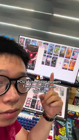 POV: Automation powers  Tik.tok Phone Farm  to scale #automation #phonefarm #boxphonefarm #boxphone 