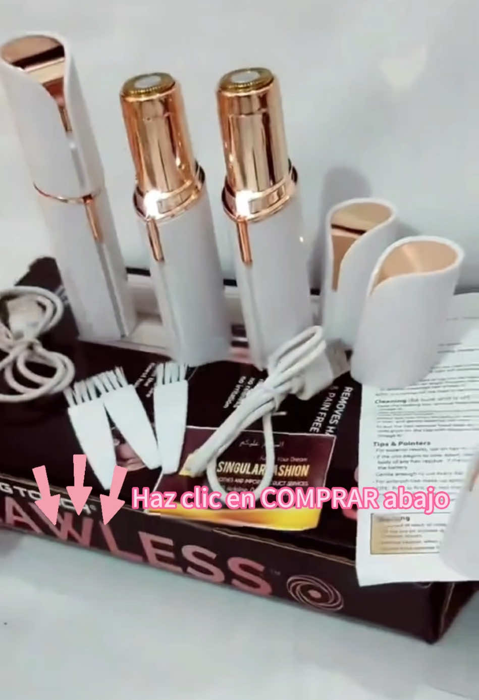 Depiladora multifuncional, no daña la piel, es fácil de transportar y tiene una apariencia elegante🫶✨ #removedordepelo#hairremoval#beauty#LifeHack#tiktokmademebuyit 
