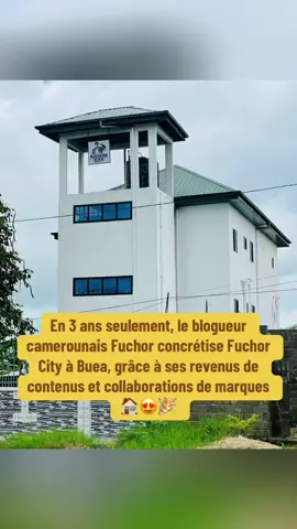 En 3 ans seulement, le blogueur camerounais @Fuchor aka Bigg JM concrétise Fuchor City à Buea, grâce à ses revenus de contenus et collaborations de marques.😍🎉🏠 #cameroun #felicitation #cmrinfluencialhub #nouvellemaison #pourtoi 