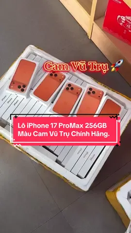 Lô iPhone 17 ProMax 256GB Màu Cam Vũ Trụ Chính Hãng ✴️ ib để được hỗ trợ săn máy  #iphone17promax #CapCut #nhachaymoingay #tiktoknews #uytintaonenthuonghieu #huyensantao #uocduoclenxuhuong #vacaiket 