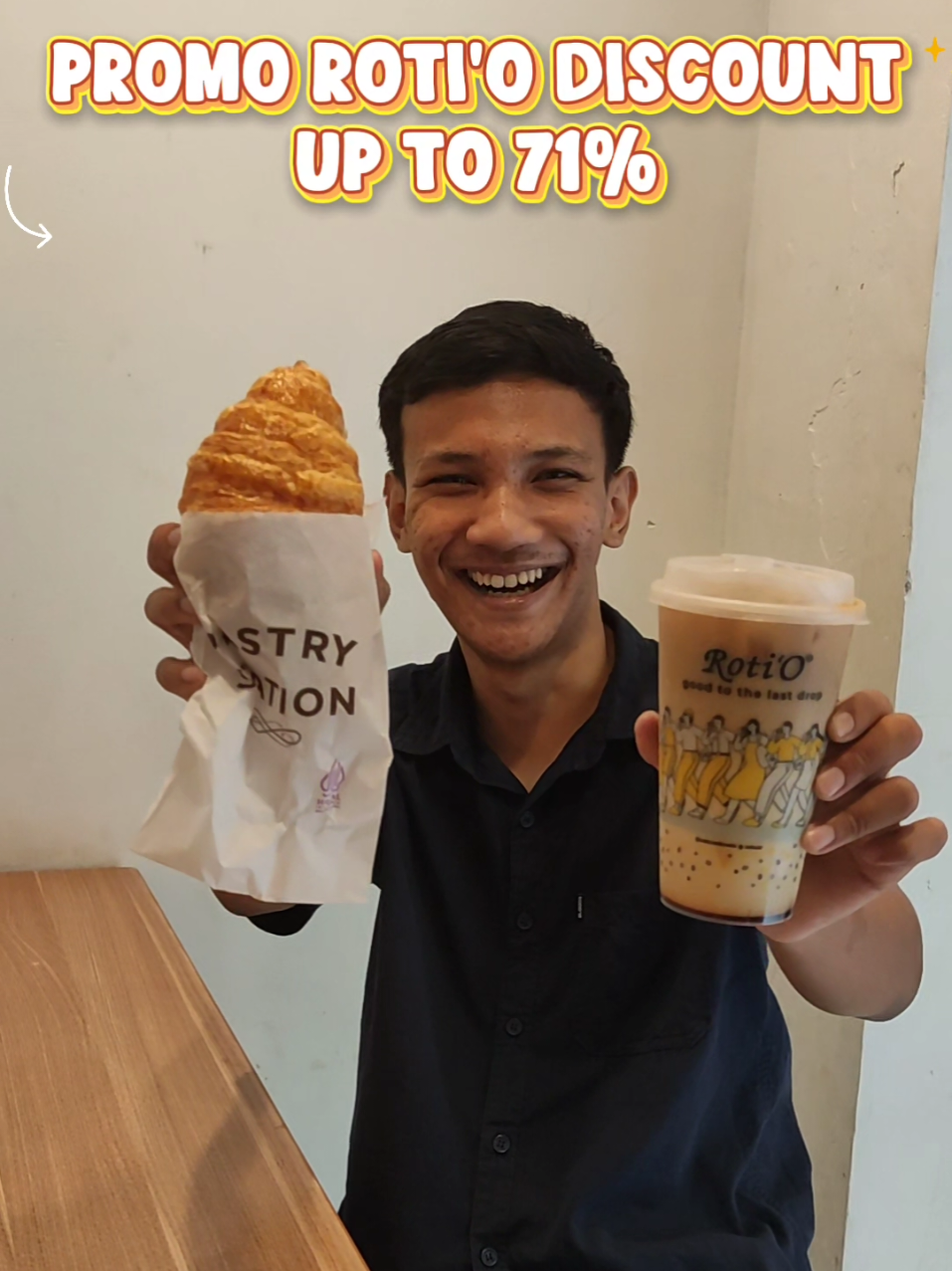PROMO ROTI'O‼️ Pastry yang enak dan butterscotch aren yang seger ini CUMA 13Kan aja🥰🔥 #rotiopurbalingga #butterscotcharen #pastry #promo #tiktokgo 