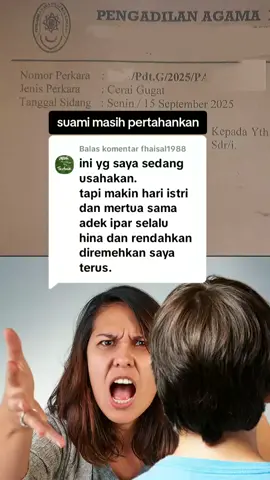 Membalas @fhaisal1988 gugat cerai #pengadilanagama #gugatcerai #ceraigugat #jandagugatcerai #mertua 