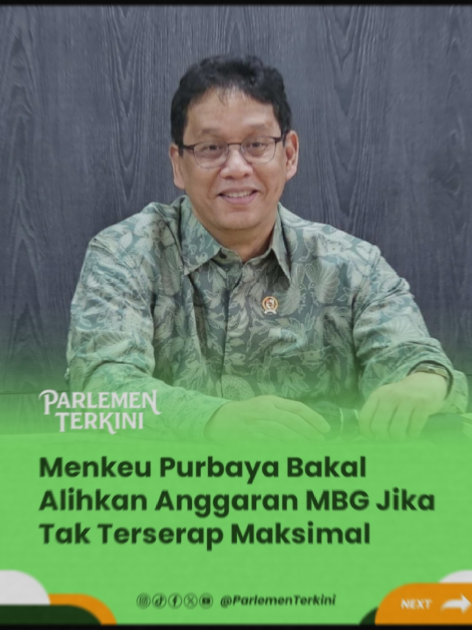 Menteri Keuangan Purbaya menegaskan pemerintah akan bersikap tegas terhadap anggaran yang tidak terserap secara maksimal, termasuk untuk program MBG (Modernisasi Belanja Government). Menurut Purbaya, setiap rupiah dalam APBN harus memberikan manfaat nyata bagi masyarakat. Bila terdapat anggaran yang tidak berjalan sesuai rencana atau serapannya rendah, maka akan segera dialihkan ke pos lain yang lebih membutuhkan. “Tidak ada alasan menumpuk anggaran tanpa realisasi. Kalau tidak maksimal, lebih baik kita alihkan ke sektor prioritas seperti pelayanan dasar, kesehatan, pendidikan, atau infrastruktur yang langsung dirasakan rakyat,” ujar Purbaya. Ia menambahkan, disiplin fiskal ini penting agar belanja negara lebih efektif dan efisien, sekaligus menjaga kepercayaan publik terhadap pengelolaan APBN. DPR juga didorong untuk ikut mengawasi agar kementerian/lembaga menggunakan anggaran sesuai target dan tepat waktu.