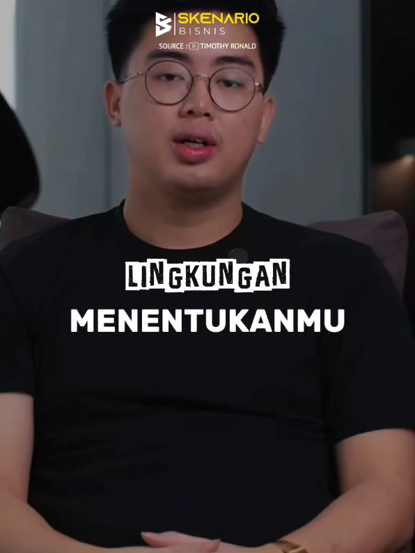 Lingkunganmu menentukan masa depanmu! #skenariobisnis #timothyronald #sahampemula #motivasisukses #podcastbisnis 
