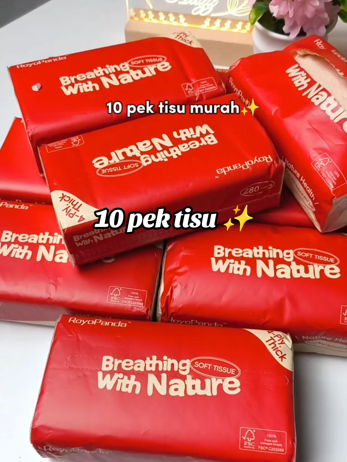 Rugi grab skrg! #tisu #tisumurah #tisuviraltiktok #royopanda #tisuviral 