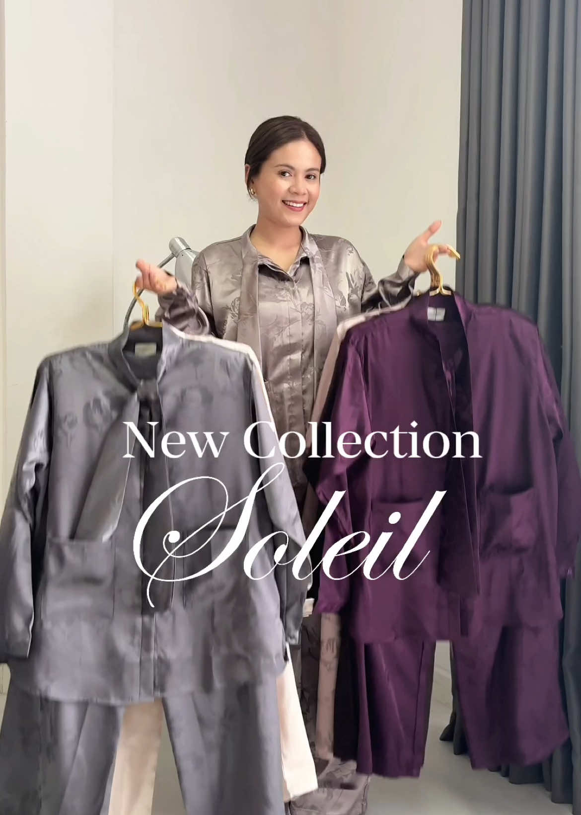 Mewah ✅ Elegan ✅ Nyaman ✅ Gatau deh minusnya apa si Soleil Series ini, kalian harus buruan punya one setnya, karena warna yang tersisa tinggal sedikit lagiiii😆🫵🏻 #cehomewear #homewear #homewearbandung #onesetpremium #soleilseries