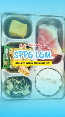 22 SEPTEMBER 2025 Menu Nasi, NuGet Ayam, Sayur Sawi putih kacang panjang, Tahu Goreng & Semangka😍🙌🏻 Next menu apalagi ya🫣 #sppglinggamulya #makanbergizigratis #programmbg #fypage 
