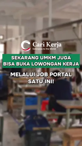 Sekarang udah saatnya para UMKM juga buka lowongan melalui job portal Cari Kerja!📱💡 Cara daftarnya juga gampang banget! Cuma butuh 3 dokumen ini: - KTP - PBB - NPWP Temukan kandidat terbaik melalui platform Cari Kerja😉 #CariKerja #RekrutmenAntiRibet #JobPortalIndonesia #LowonganUMKM #JobPortalUMKM