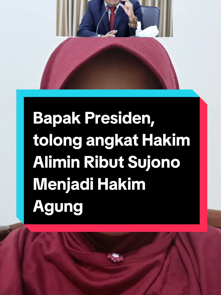 Bapak Presiden, tolong angkat Hakim Alimin Ribut Sujono Menjadi Hakim Agung.  #savehakimAlimin  #aliminributsujono  #HakimAgung #DPRKomisiIII #bennykharman 