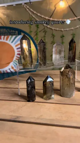 Smoky Quartz is a stone of grounding, protection, and release — but if you look closely, it also hides rainbows within 🌑🌈. These secret flashes remind us that even in the heaviest of times, beauty and light are still waiting to break through. Known as one of the most powerful grounding crystals, Smoky Quartz helps absorb negativity, release stress, and anchor you back into the present moment. It’s a shield, a cleanser, and a reminder that strength and softness can live in the same place. ✨ Add this crystal to your collection if you’re seeking balance, emotional clarity, or simply a piece of Earth’s magic that carries a quiet rainbow glow. 🌍💎 dropping as part of the Shadow Work Series - available 10/1 only at The Ophelia Collective #crystals #theopheliacollective #foryoupage #SmallBusiness #shadow 