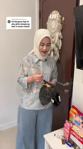 Membalas @Gtarsyi Barang paling berguna yg aku beli bener