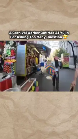 Carnival worker confused 😕