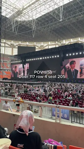 POV JIS DOOR 117 ROW 4 SN 205 😗🫶🏻 #pov #jis #jakarta 