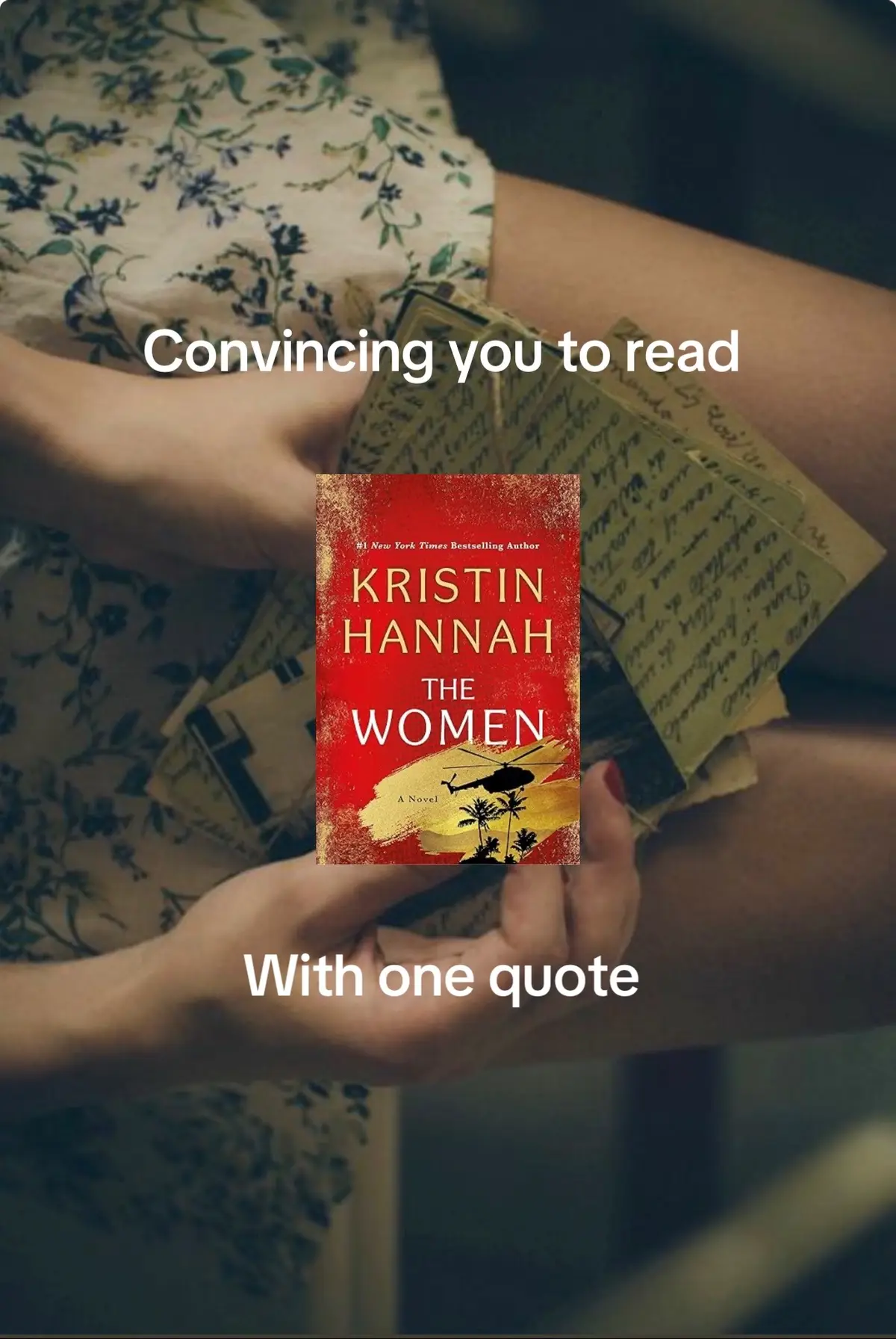 One of my top reads/listens (?) of the year!! The audiobook for this is STUNNING if you haven’t listened to or read this book yet I HIGHLY recommend it #thewomen #kristinhannah #convincingyoutoread #BookTok #reader 
