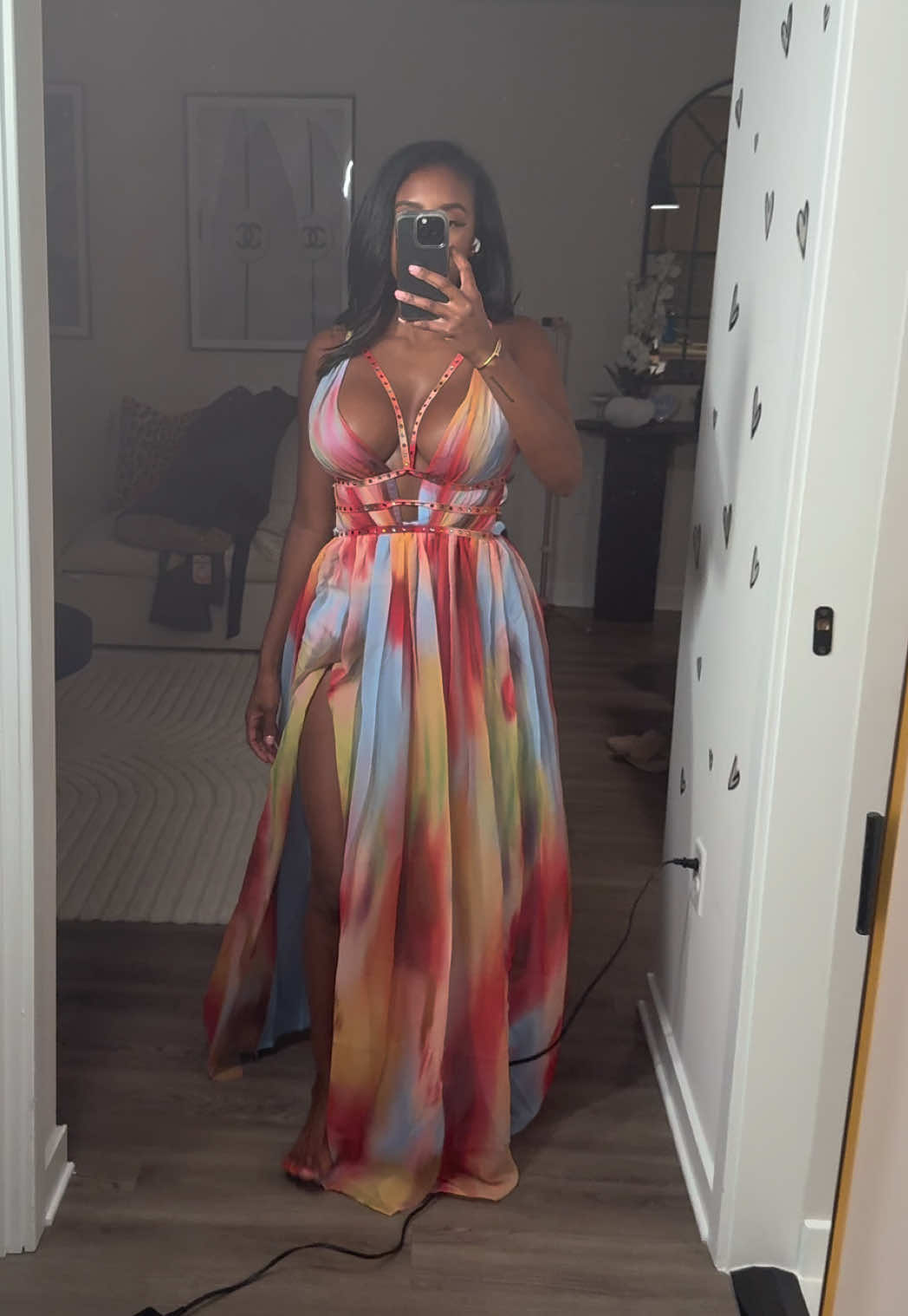 5’6”| 150Ibs |size M  Obsessed with this gorgeous dress 🤩 @Bella Barnett @Bella Barnett（BB)   #vacaydress #summerdress #bellabarnett 