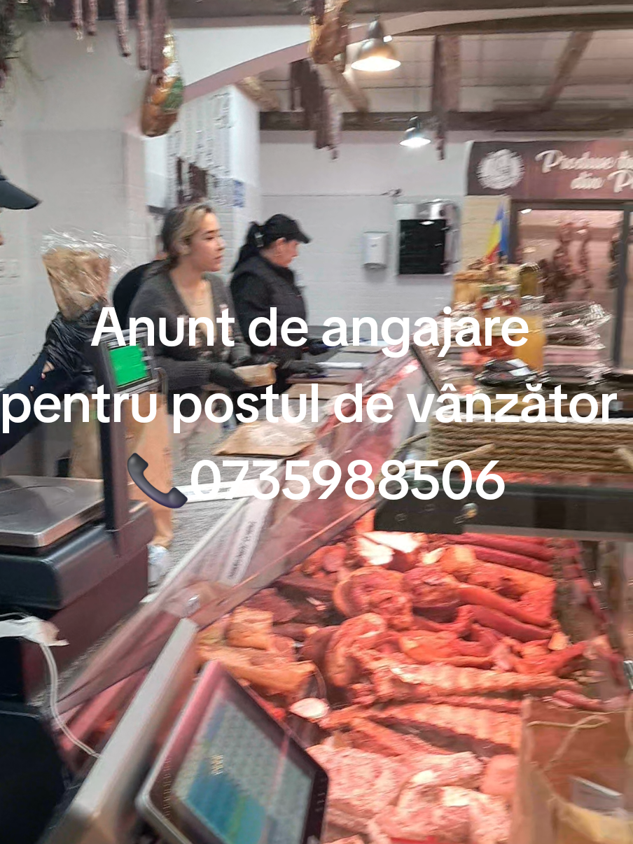 Anunt de angajare pentru un băiat dornic de muncă intr-un mediu frumos, tradițional  și un salariu  atractiv. Pentru mai multe detalii: 📞0735988506