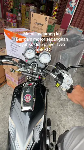 buah jatuh tidak jauh dari pohonnya👀 #playertwostroke #biankakingz #yamaharxking #rxkingmodifikasi 