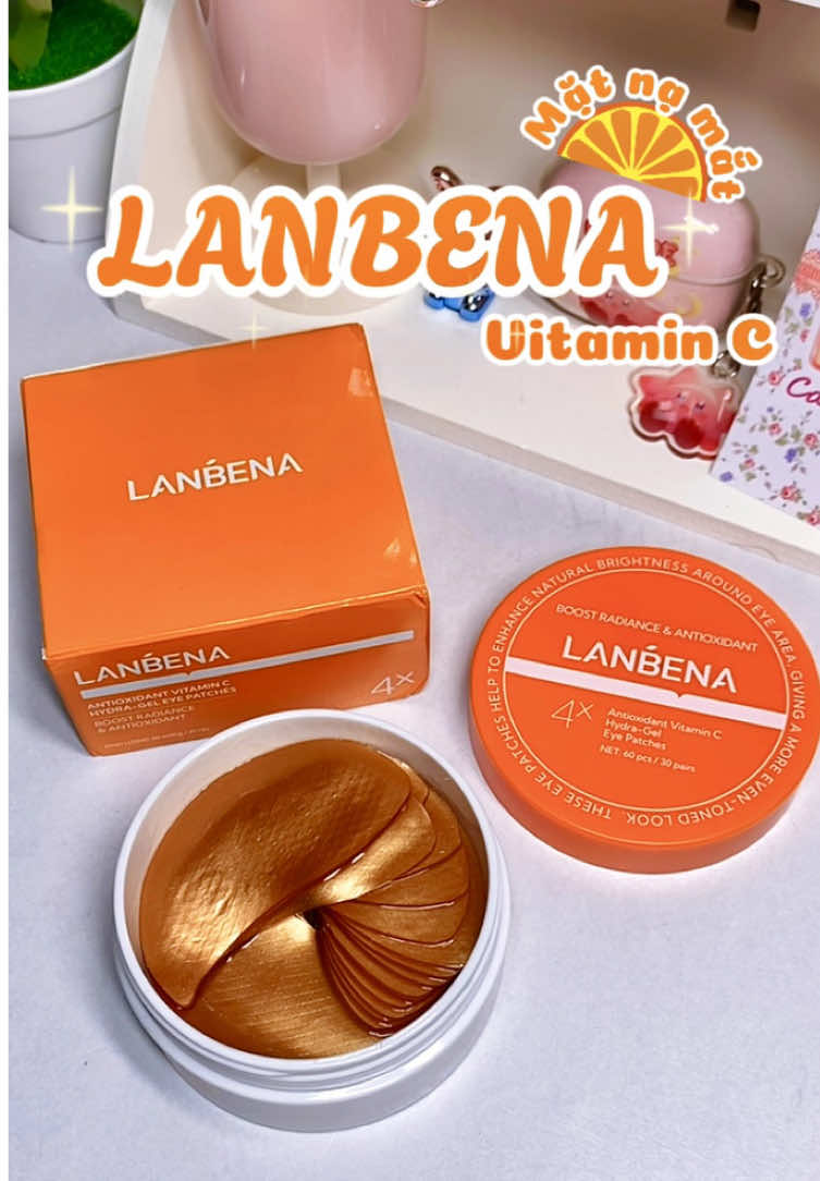 Mắt thâm như gấu trúc🐼. Phải làm sao !!?? #LANBENA #lanbenaeyemask #skincare #matnamat #xuhuong 