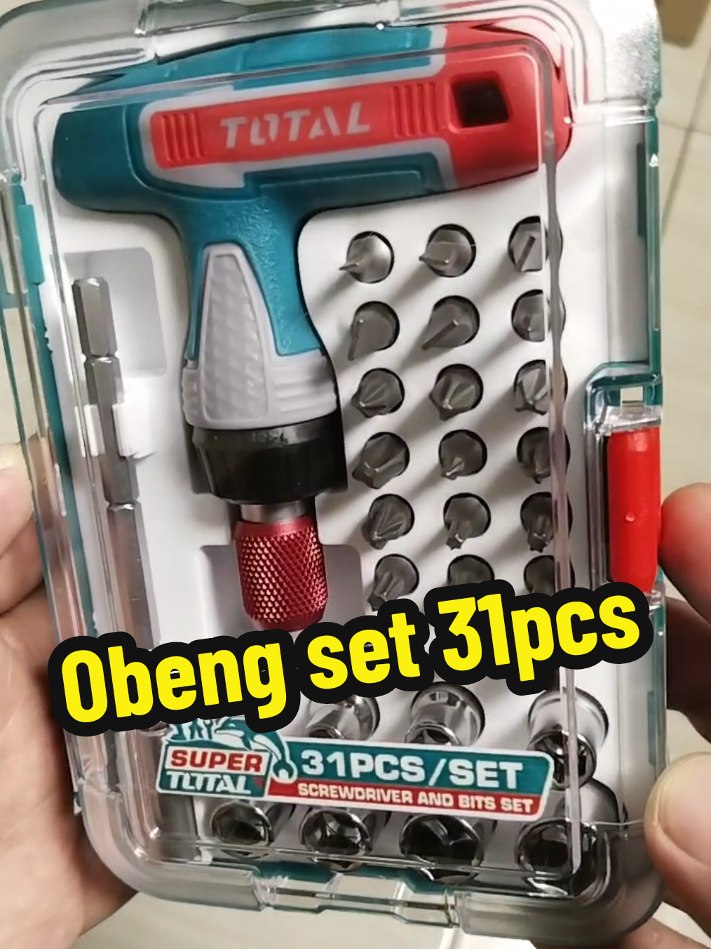 obeng set 31pcs #fyp #racuntiktok #obeng #obengmultifungsi #obengset 