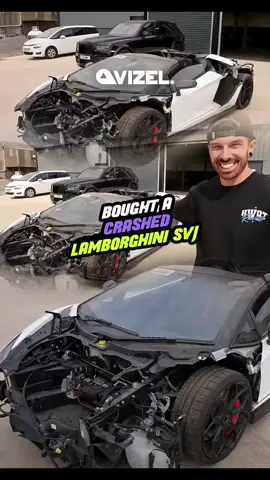 BELI LAMBORGHINI SVJ ROADSTER RUSAK PARAH