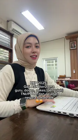 Gara gara konser Pak Menkeu Purbaya, jd lupa nada lagu ini 😅 BTW Rencana Kinerja Pemerintah (RKP) 2025 disusun 83 Kegiatan Prioritas Utama: salah satunya kenaikan gaji ASN (terutama guru, dosen, nakes, penyuluh) TNI/POLRI, dan pejabat negara. Belum ada info berapa persen kenaikannya Belum ada info kapan diberlakukannya Jadi SEMARJAYA: sebelum masuk rekening, jangan percaya 😅 🗣️ Enak ya jd ASN semua profesi ada enak ga enak nya, ada tantangannya masing2. Kl merasa jd ASN enak, sok ikut tes CPNS/ PPPK, sebentar lagi hilal, yuk siapkan #beritahariini #kenaikangaji #gajiASN #rekrutmencpns #indonesiaemas #menterikeuangan 