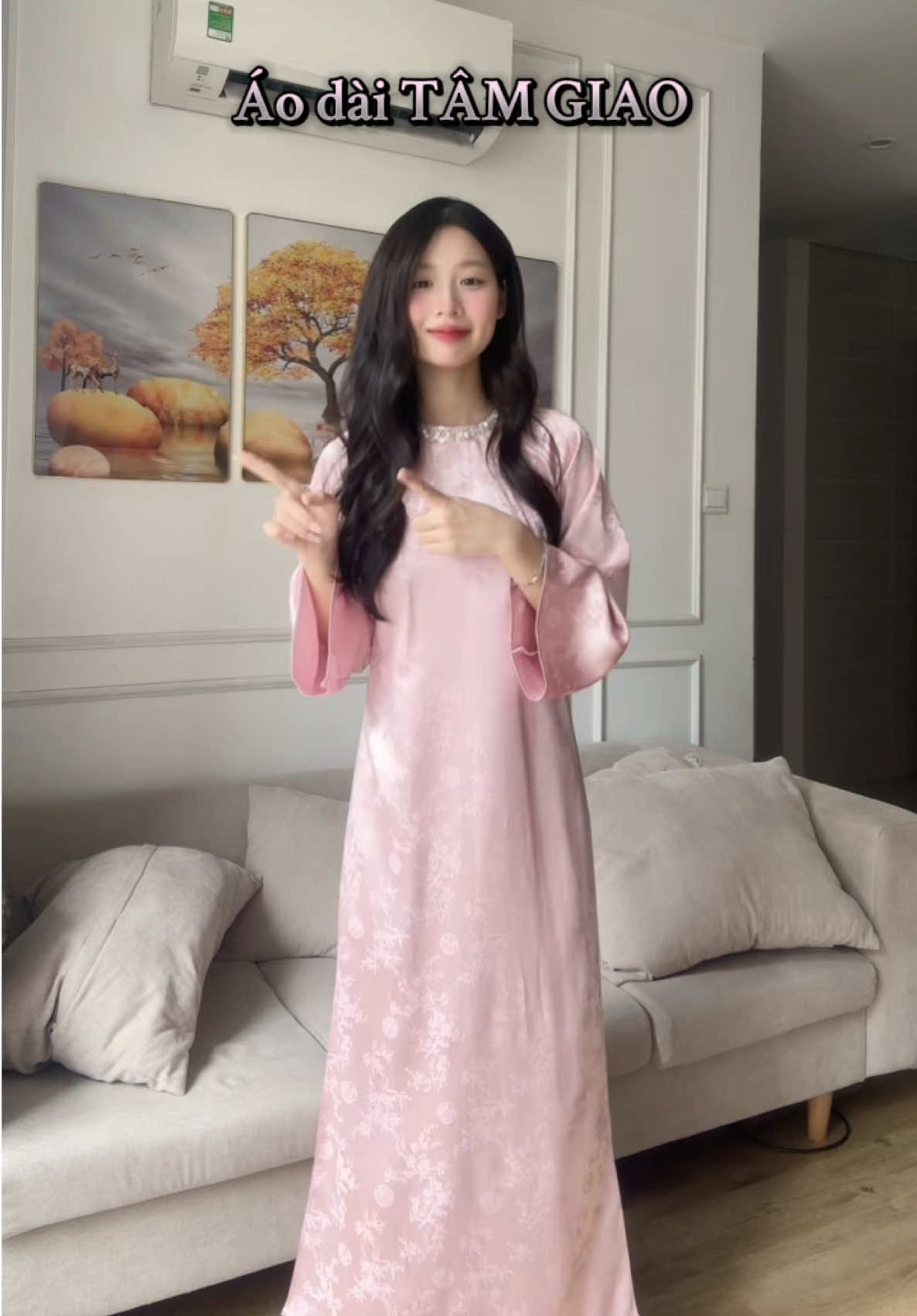 Âo dài Tâm Giao của mấy bà đâyyyy #aodaivietnam #aodai #aodaicachtan #tet #tet2026 