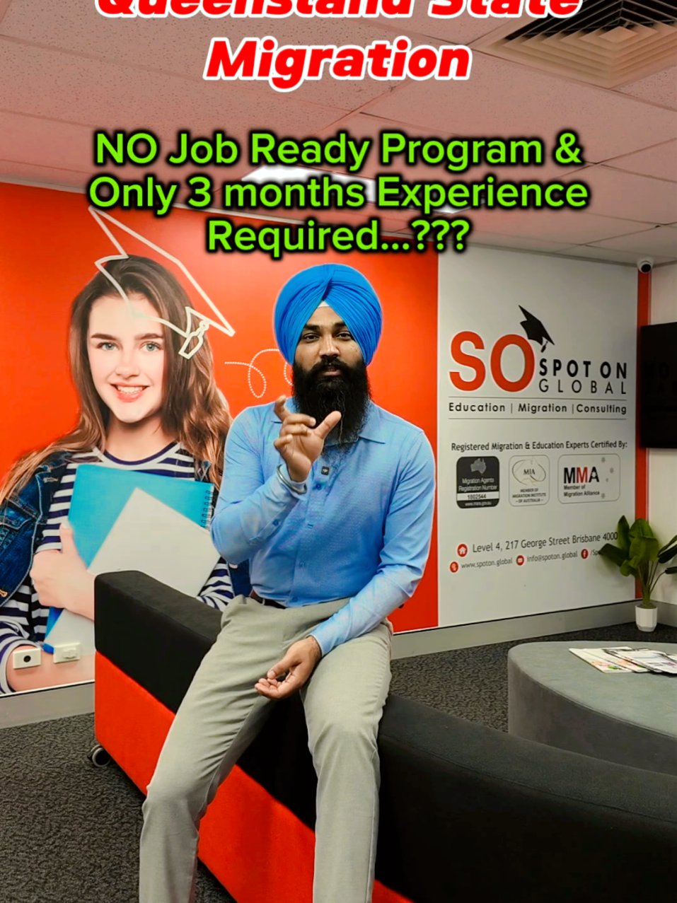 📢Attention🇦🇺 Australian ✈️International  👨‍🎓Students...!!! Confused if you need JRP for QLD 190 or 491 or not ??? Contact Spot On Global Now Brisbane Office:+61424929933 Melbourne Office:+61475025654 Sydney: +61466372943 Mohali: +919888653196
