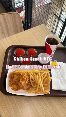 Happy bgt karna menu ini muncul lagi dan ada di tiktok🥳 yuk cobain skrg beli di video ini✨ #cintalamabikinkenyang #JagonyaAyam #kfc #nexentertainment #promoseruweekend 