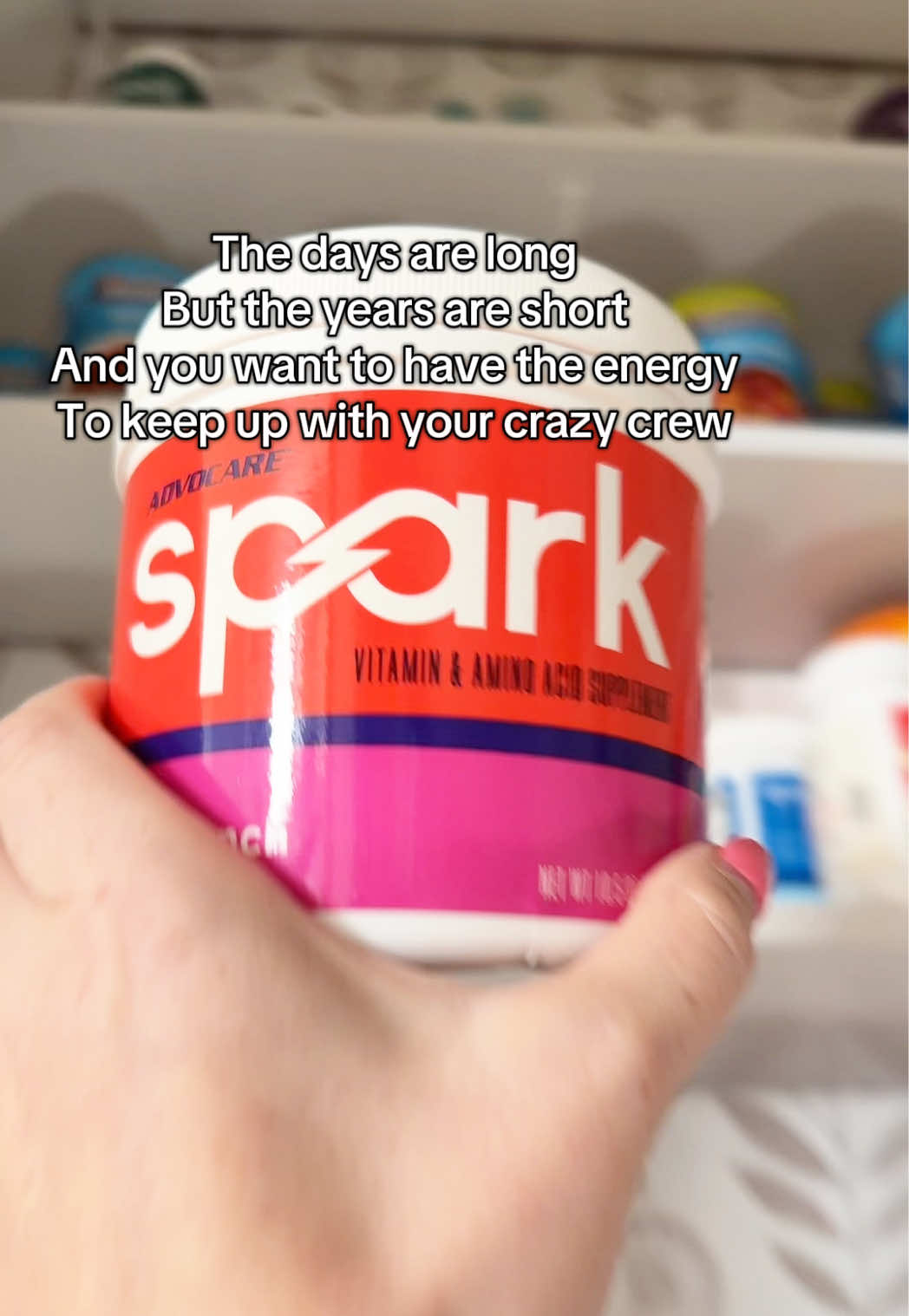 As a mom I love the energy plus all the vitamins and minerals @AdvoCare #advocarespark 
