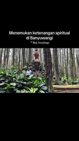 Beji Antaboga – Simbol Kerukunan di Banyuwangi  Berlokasi di Dusun Gunung Sari, Glenmore, tempat ini bukan hanya destinasi spiritual, tapi juga bukti nyata toleransi. Di kawasan hutan pinus lereng Gunung Raung ini, berdiri lima tempat ibadah dari lima agama. Semua berdiri berdampingan, menandakan bahwa perbedaan bisa selaras dalam harmoni. #roadtripkelilingindonesia #natsjourney #banyuwangi #bejiantaboga 