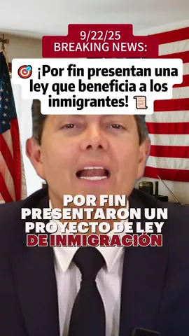 🎯 ¡Por fin presentan una ley que beneficia a los inmigrantes! 📜 Se llama Ley de Dignidad y, aunque no ofrece residencia ni ciudadanía, sí propone: ✅ Estatus legal temporal por 7 años ✅ Permiso de trabajo y viaje ✅ Protección contra la deportación 💵 Multa de $7,000 pagada en 7 años 💡 Es para quienes llevan más de 5 años en EE.UU., sin récord criminal. ¿Es suficiente? ¿Logrará el apoyo del Congreso? Lo cierto es que NO es una amnistía… y aún no está aprobada. ⚠ ¡No te confíes! Esta propuesta NO garantiza nada. Si no estás en proceso, estás en riesgo.#abogadodeinmigracion Se ha presentado una propuesta de ley en el Congreso que podría impactar tu estatus migratorio. Esta propuesta ofrece una estadía legal temporal, impactando la reforma migratoria de estados unidos. ¡Mantente informado sobre las noticias de hoy!