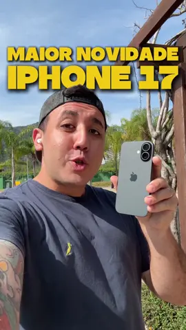 😳 O iPhone 17 tem a MELHOR CÂMERA DE SELFIE? #iphone17 #iphone17promax #iphoneair 