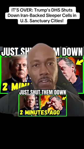 IT’S OVER: Trump’s DHS Shuts Down Iran-Backed Sleeper Cells in U.S. Sanctuary Cities! #ronyates #news #trump #donaltrump2025 #ronyatesnews 