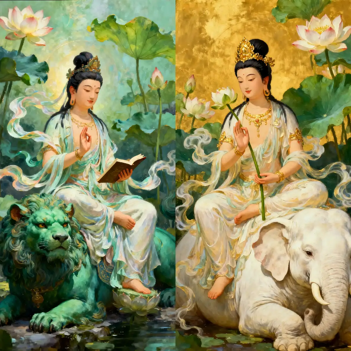 NAM MÔ ĐẠI HẠNH PHỔ HIỀN NAM MÔ ĐẠI TRÍ VĂN THÙ #phậtphápvôbiên #phatphapnhiemmau #Adidaphat 