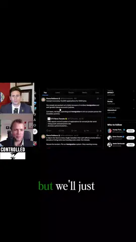 It's been interesting to watch Poilievre evolve over the last few months, you can tell he's moving in our direction