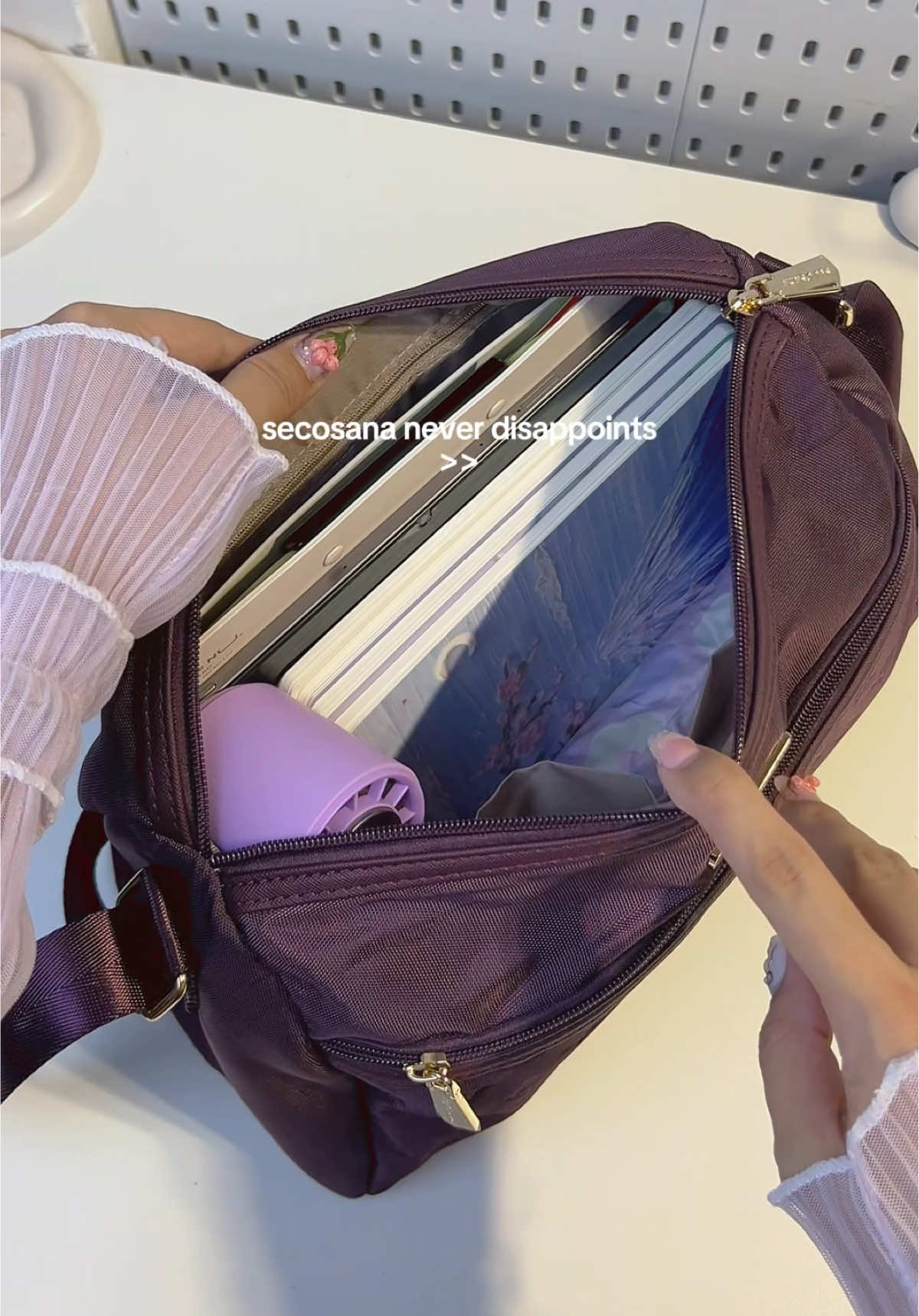 @secosanaph always on point! 💜 #secosana #bagforwomen #slingbag 