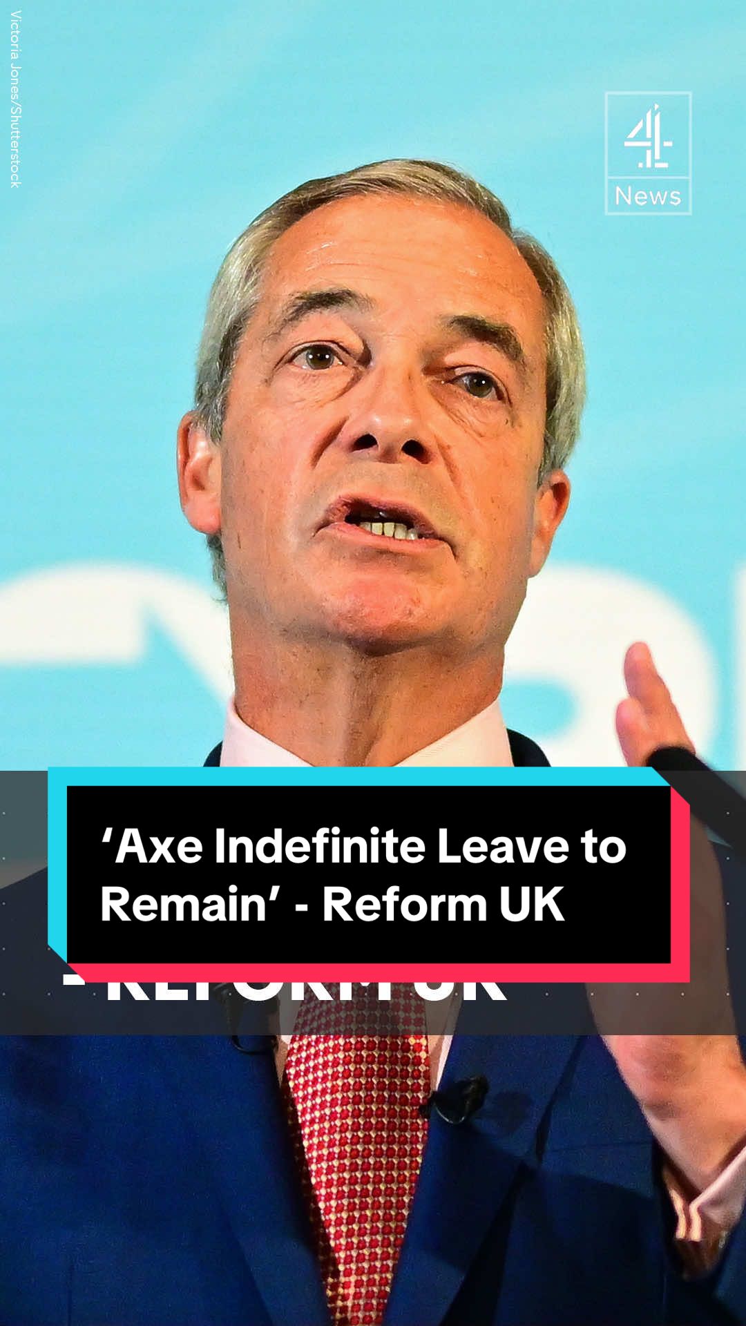 Nigel Farage says Reform UK would abolish 'indefinite leave to remain', which allows migrants to apply for permanent residency in the UK after five years. Those who already have settled status would have to reapply for a new, stricter visa, which requires a higher salary threshold and better standard of English. He says it's intended to reverse the so-called 'Boriswave' - the huge rise in legal migration when Boris Johnson was Prime Minister. Liberal Democrat leader Ed Davy has branded Reform a threat to democracy and British values. #ReformUK #NigelFarage #UKPolitics #C4News #Channel4News