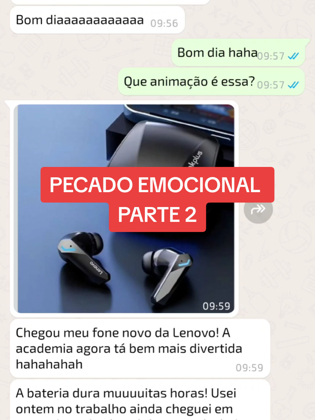 PECADO EMOCIONAL PARTE 2 Link para comprar os fones na Bio! #historinhas #novelinhas #conversas #chatfake #namorada 
