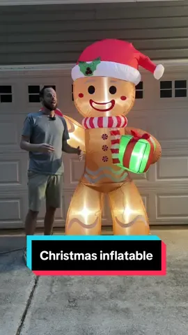 Christmas is gonna be here before you know it and your kids are going to want to get those decorations up. This gingerbread inflatables perfect for the kids and a super affordable.#Christmas #Decorations #Kids #Inflatable #Outdoors 