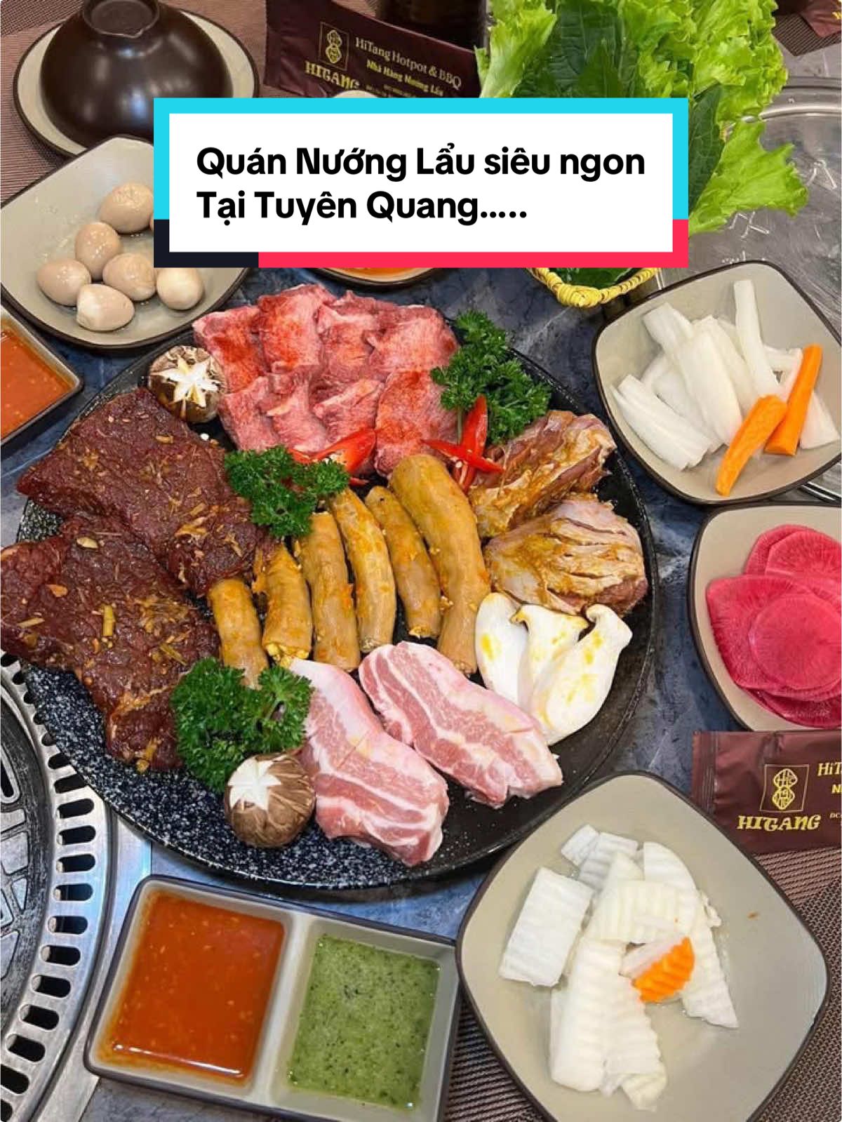 Đi Tuyên Quang chơi trung thu chưa biết ăn gì thì mn đừng bỏ lỡ quán này nha!!!Hitang Hotpot&Bbq quán nướng lẩu siêu ngonn giá cả hợp lí phục vụ chu đáo, mời mn ghé trải nghiệm #hatuyenquang #trungthutuyenquang #hotpot #hitanghotpotbbq #xuhuong @Hitang Hotpot & BBQ 