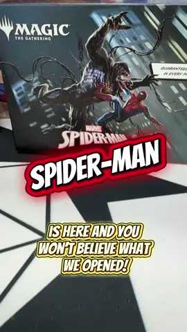 🕷️Spider-Man has arrived at The Gathering House! And you’d want to see what we opened! ✊💎 #spiderman #magicthegathering #mtg #mtgtiktok #magicthegatheringcards 