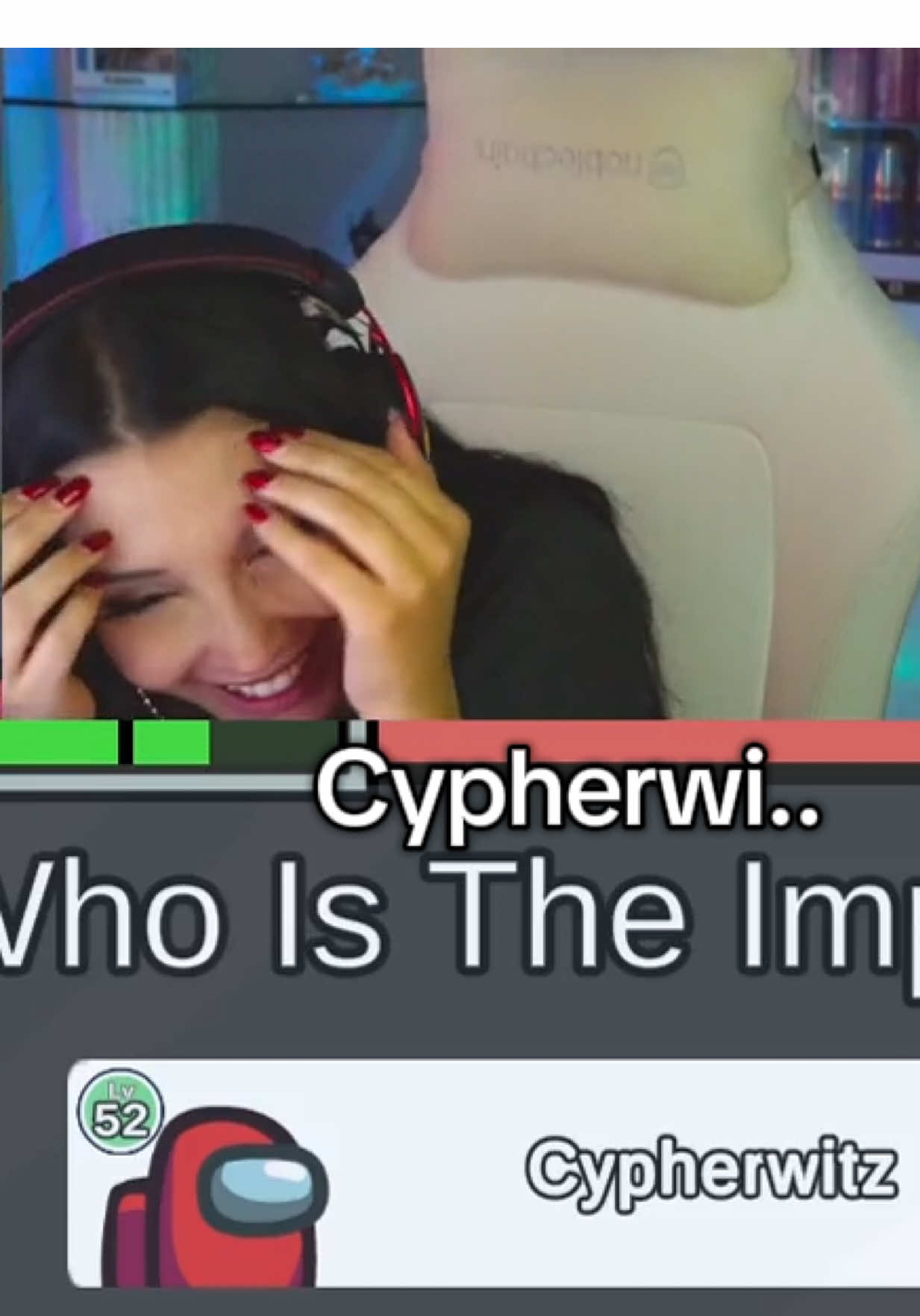 Cypher was? 💀 #twitchde #elquaria #rosemondy #AmongUs #eligella 