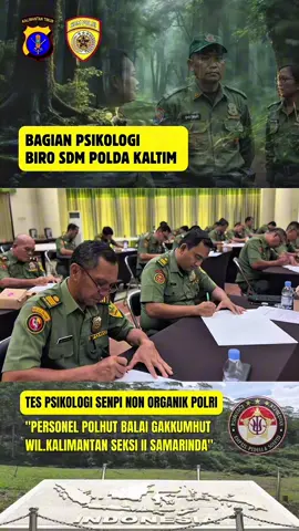 (22/09/2025)  Bagian Psikologi Biro SDM Polda Kaltim melaksanakan Tes Psikologi Senjata Api Non Organik Polri kepada personel Polisi Kehutanan Balai Penegakan Hukum Kehutanan Wilayah Kalimantan Seksi II Samarinda. • • • Mental Sehat Kerja Hebat.  #ssdmpolri #psikologipolri #poldakaltim #birosdmpoldakaltim