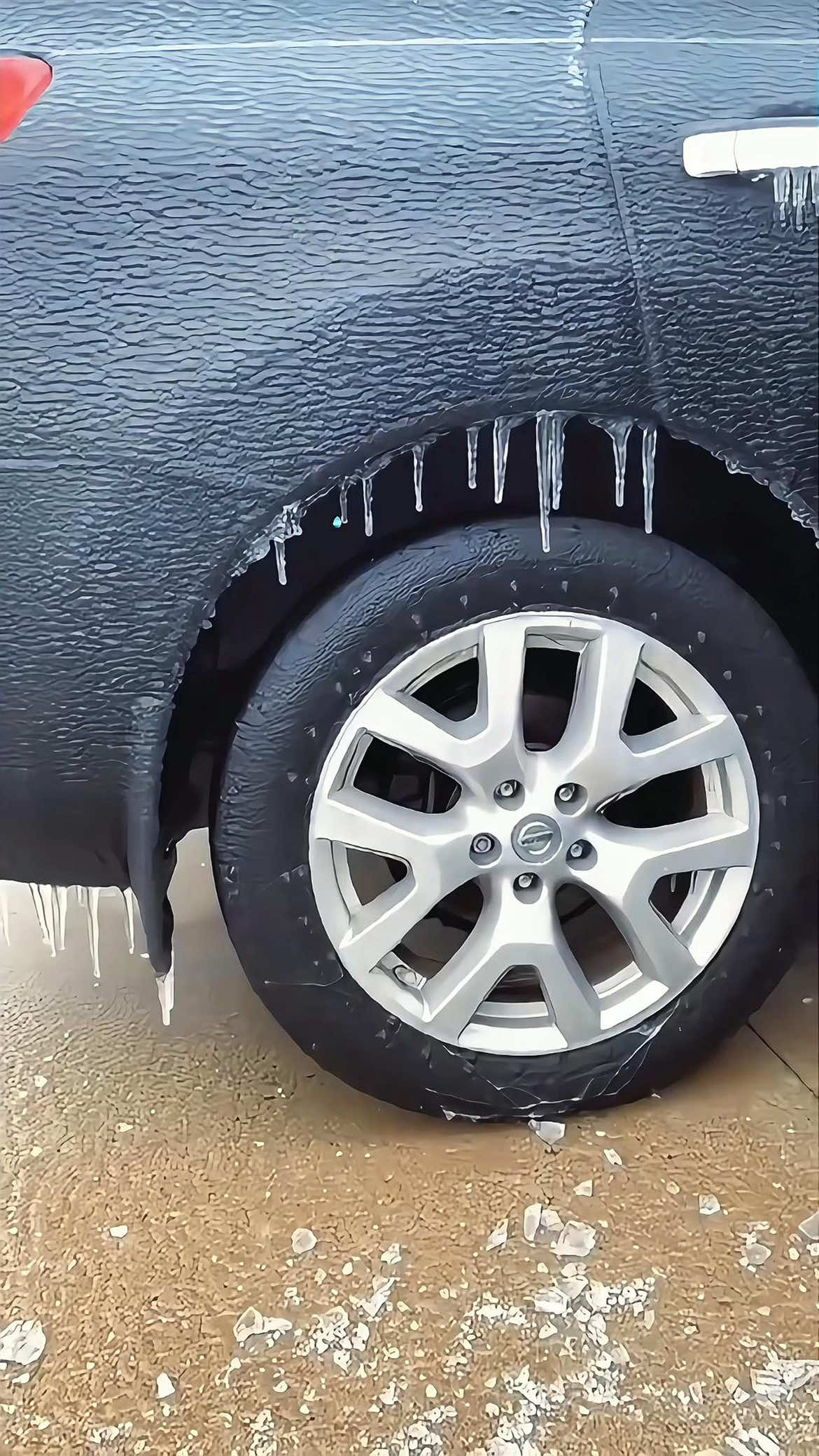 Interesting Phenomena in the cold #satisfying #asmr #ice #snow #fyp #oddlysatisfying 