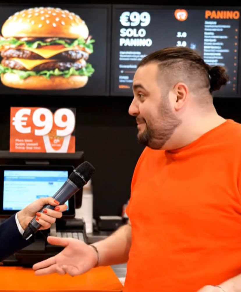 Ciccio il prezzo dei tuoi panini è aumentato a 99 Euro! 🍔🥤🍟 #ai #aivideo #deficienzaartificiale #perte #cicciogamer89 